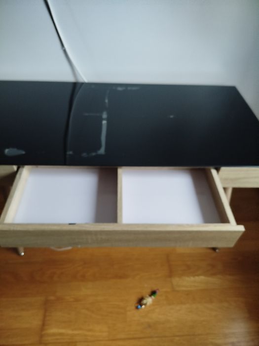 Secretária vidro temperado