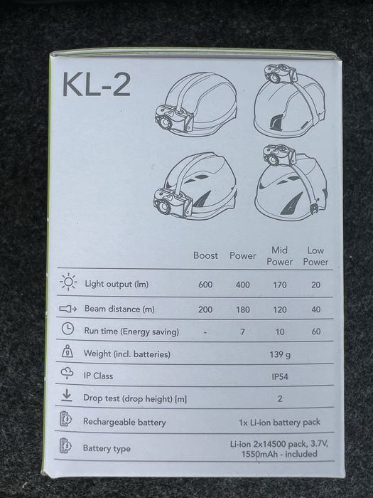 Latarka czołowa KASK KL-2