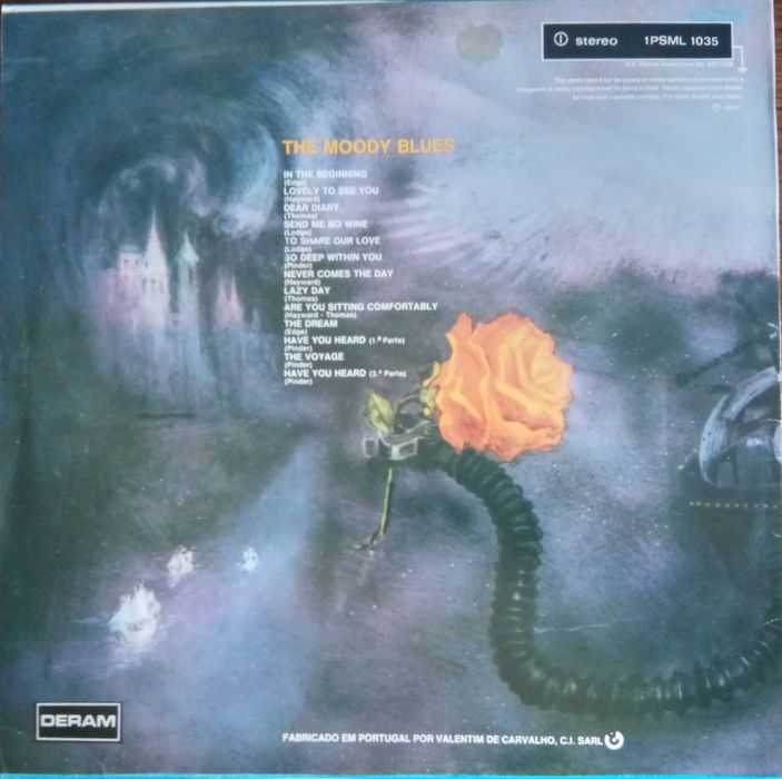 Moody Blues	- - - - -	On The Threshold Of A Dream	- - - - -	LP