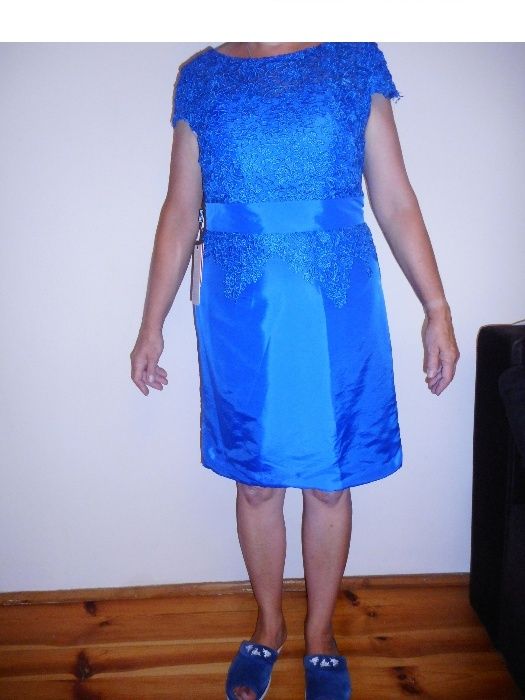 JJ`s House sukienka niebieska 40 42 wesele sylwester nowa!