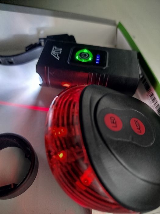 Nowe oświetlenie rowerowe laser speed