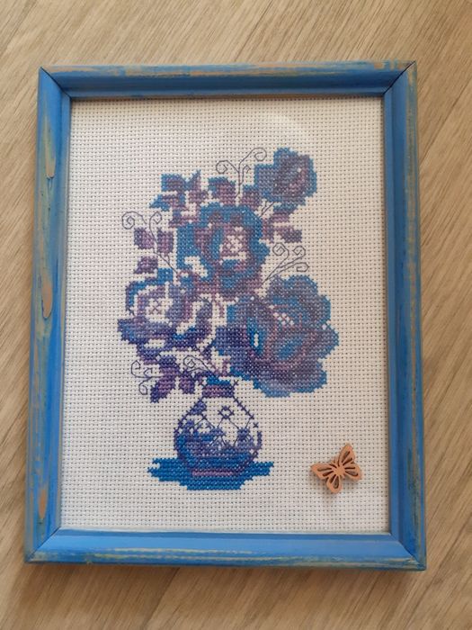 Вышитая картина. Вышивка.