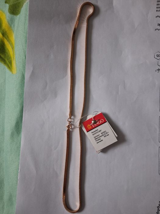 Печатка 3 грам 21.5 розмір  та цепочка 8.25 грамів 500 довжина  500мм