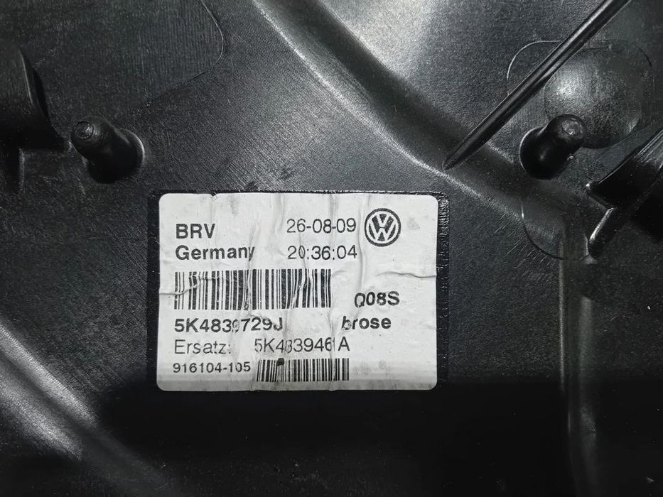 Elevador Trás Esquerdo VW Golf VI 6 5K4839755 5K4839461 Original
