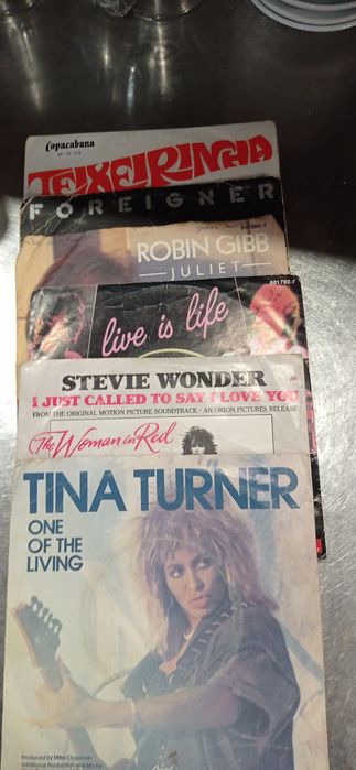 22 LP vinil e 12 single