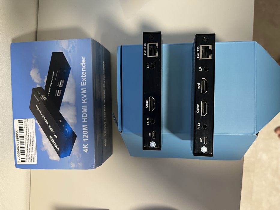 Подовжувач hdmi 4k 120m через Ethernet rj45