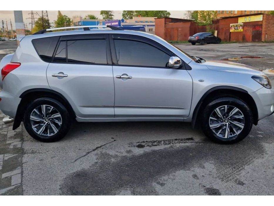 Toyota Rav 4 2006-2013 Накладки на арки (4шт, чорні, ABS-пластик)