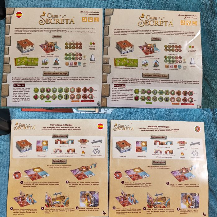 Jogo de Tabuleiro Casa Secreta