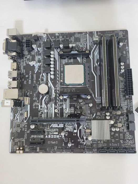 Комплект Asus Prime A320M+Ryzen 5500+DDR4 32Gb