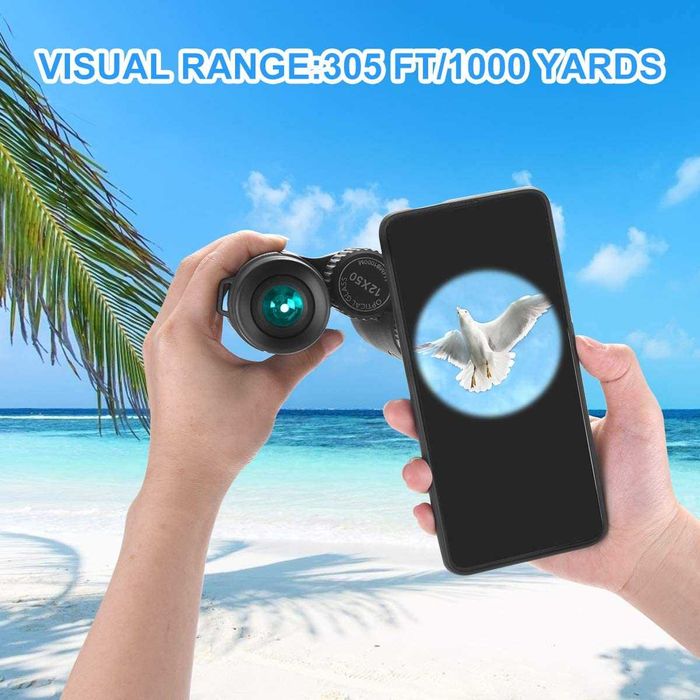 Vários Binóculos 12 x 50 adultos, alta potência, HD, novos