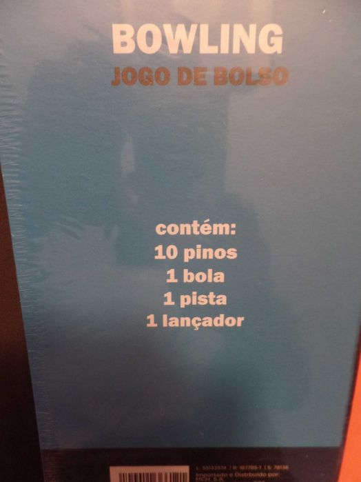 Jogo de Bowling de Bolso Novo, Selado em Caixa