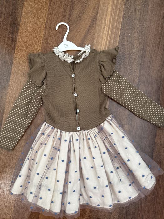 vestido de outono/inverno menina 5 anos