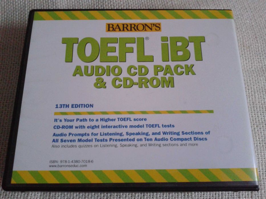 TOEFL IBT Audio CD Pack ＆ Cd-Rom