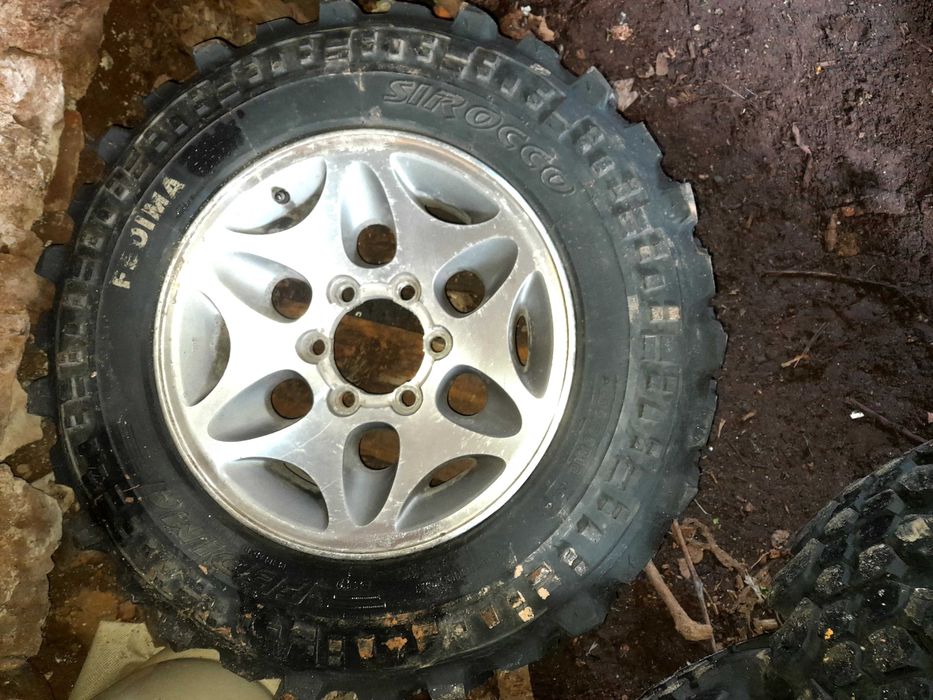 Quatro Pneus FEDIMA para PAJERO e JANTES