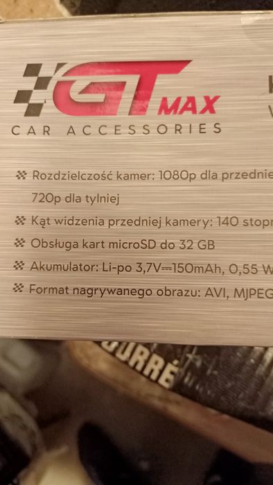 Wideorejestrator Kamera samochodowa, cofania