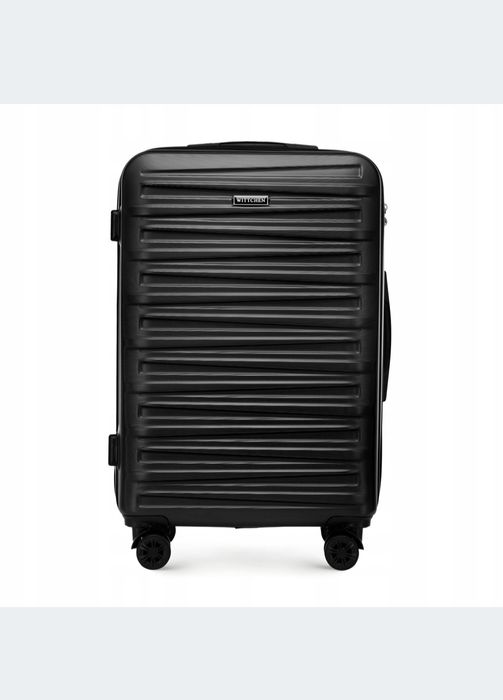 WITTCHEN średnia walizka z ABS-u czarna