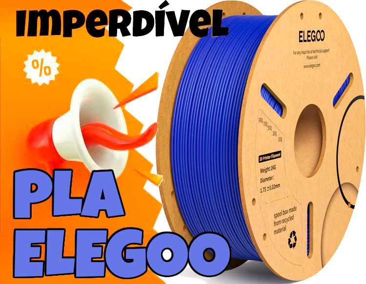 Promoção PLA Elegoo 1 Kg (Blue)