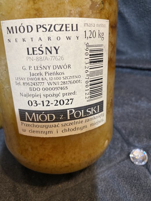 Zestaw miodow 6 szt