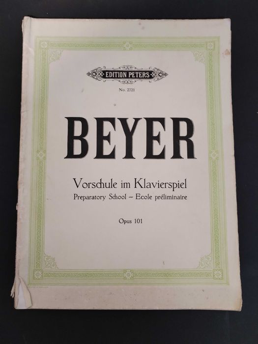 Livro Beyer- Partituras para piano