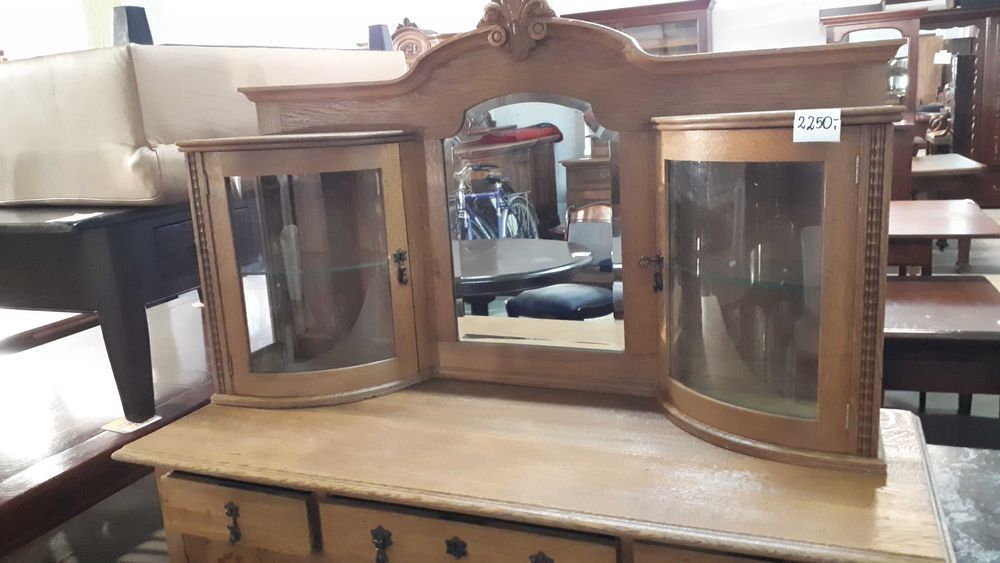 Kredens witryna secesyjny drewniany stylowy FV DOWÓZ