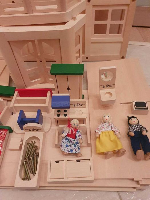 Детский меблированный деревянный домик Melissa & Doug,эко-домик.