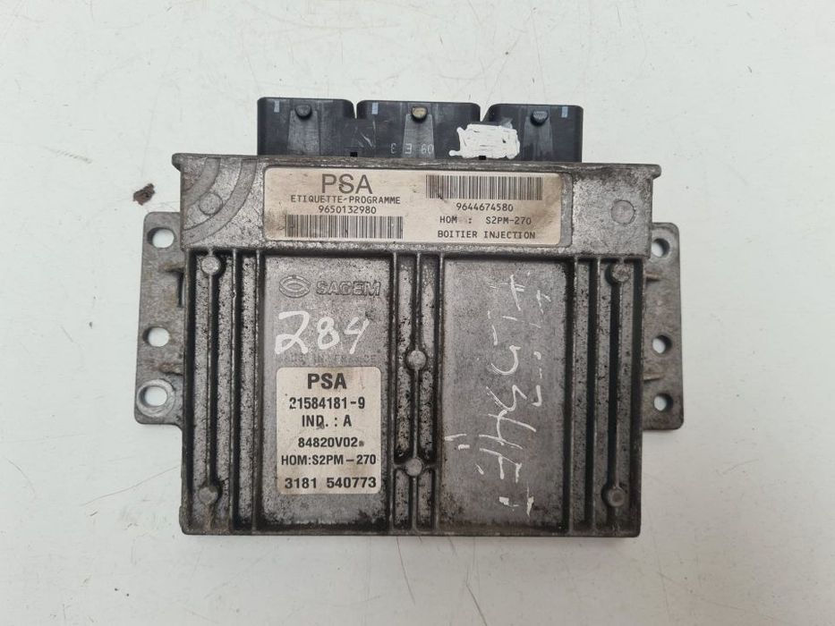 CENTRALINA SAGEM | REF. 21584181-9 A | CITROEN XSARA PICASSO 1.8;