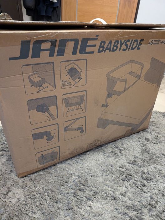 Next to me - Jané By my side + colchão ECUS Kid Care Mini