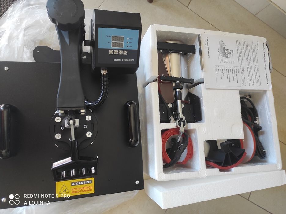 Prensa de substituição de transferência térmica