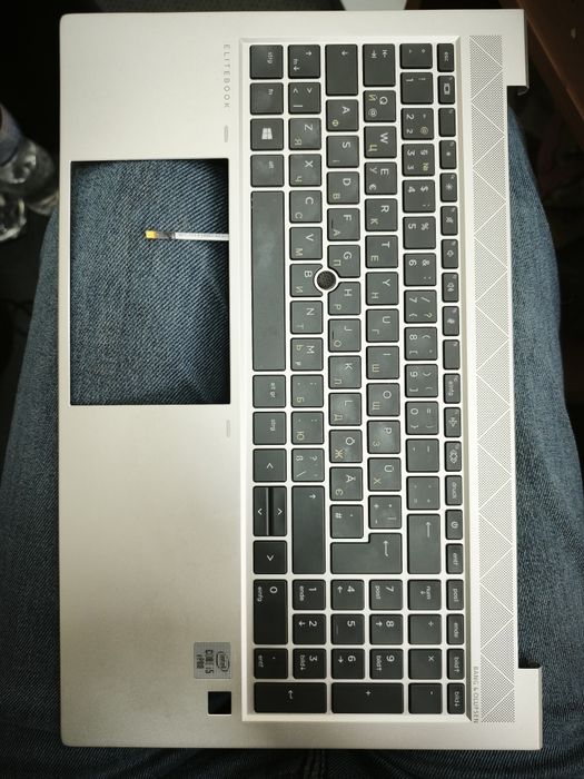 Клавиатура HP EliteBook 850 g7 / G8 (топкейс, палмрест)
