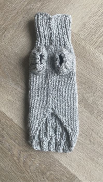 Sweter dla psa szary xxs xs maltańczyk york mały mini