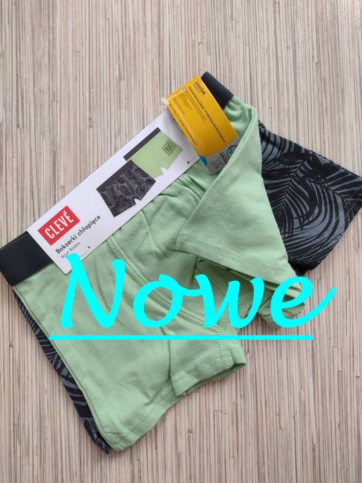 NOWE ~ CLEVE, rozmiar 110/116, bokserki dla chłopca