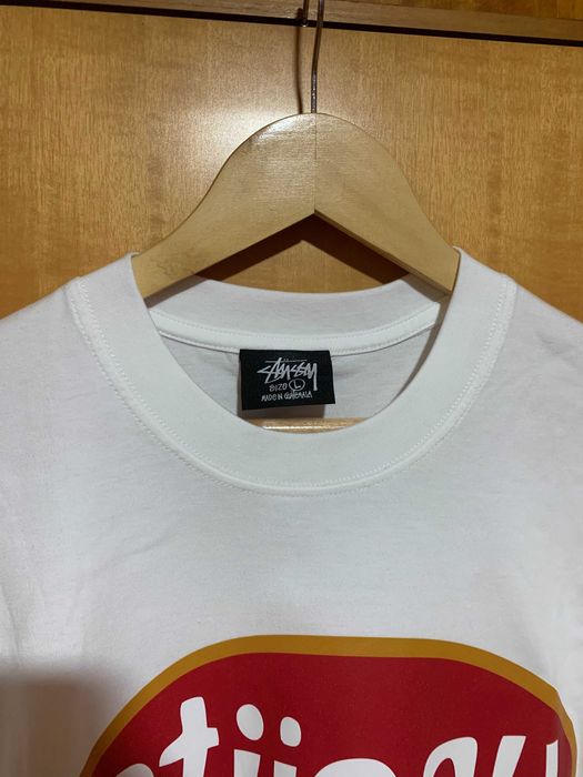 Stussy Tee Branca e Vermelha