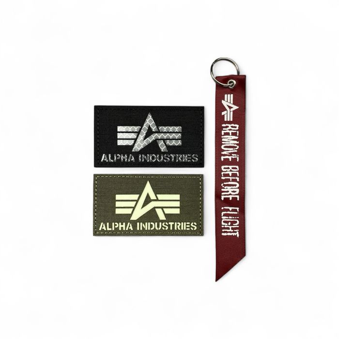 ALPHA INDUSTRIES патч рефлективний стрічка лєнта лента брелок AI USA
