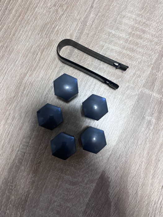 Ковпачки на болти 19мм сірі