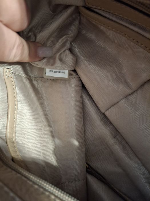 Michael Kors сумка шкіра беж