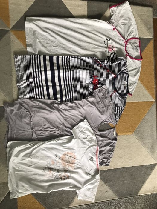 MEGAPAKA na sztuki spodnie ciążowe H&M jeansy ciąża koszula nocna