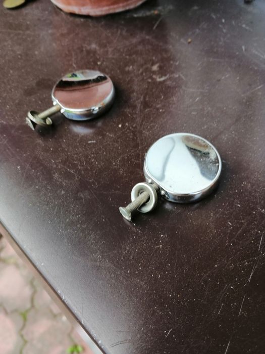 Uchwyty niklowane do mebli PRL