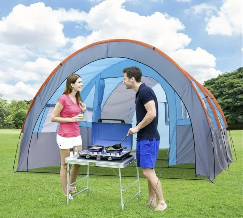 Namot tunelowy kempingowy 4-6 osób