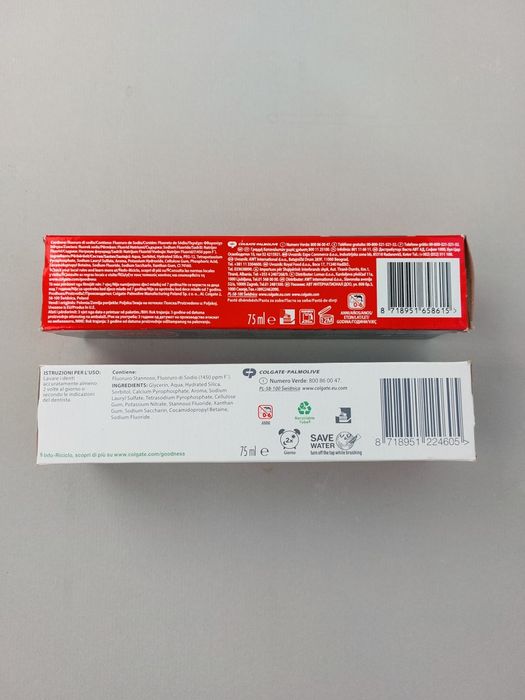 Зубна паста Colgate Max White + Colgate Total Prevenzione attiva