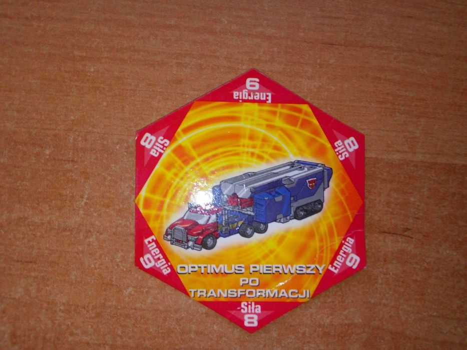 Optimus Pierwszy po transf Transformers Armada Star Foods Hasbro 2003