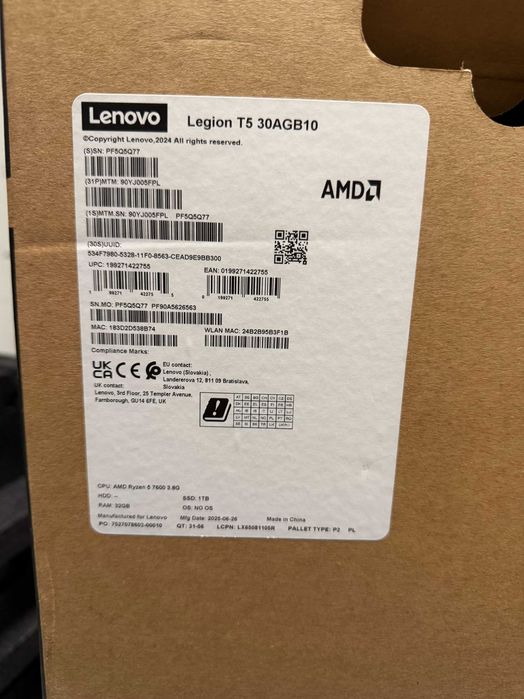Lenovo Legion T5 - GWARANCJA