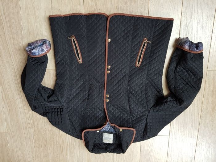 Taliowana kurtka ramoneska 2XL stan idealny