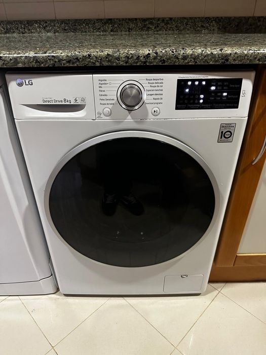 Máquina Lavar Roupa LG 8kg Direct Drive Silenciosa