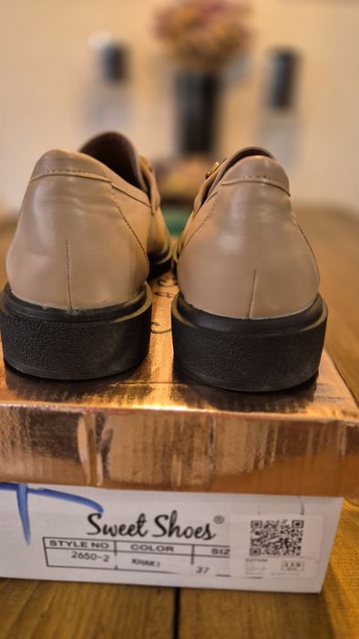 Półbuty damskie, mokasyny Sweet Shoes r. 37 - OKAZJA!