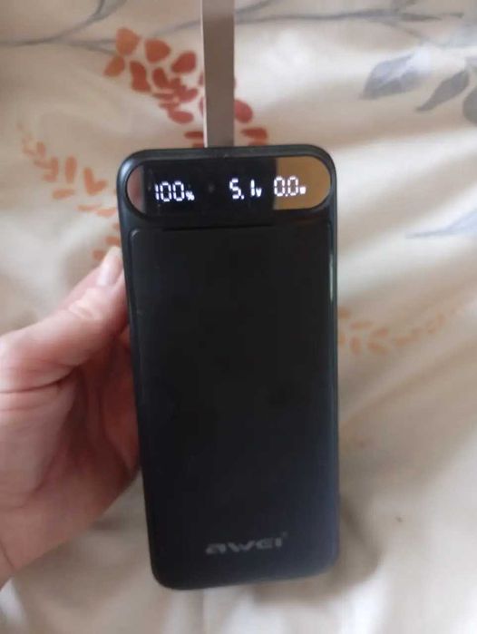 Повербанк 100000mAh Awei J86A 22.5W Внешний аккумулятор павербанк 100000 мАч мощный портативная зарядная станция