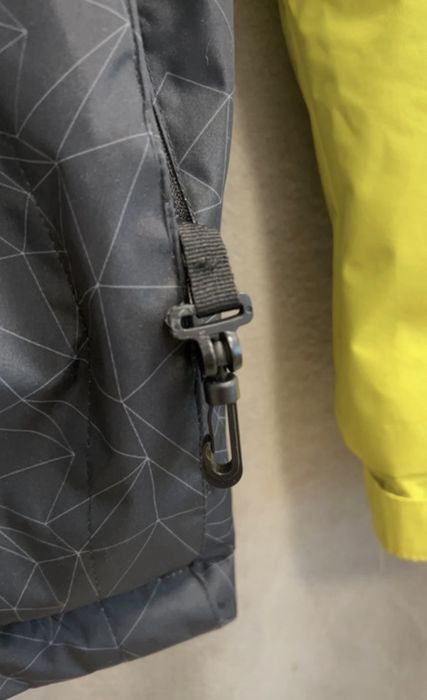 Kurtka narciarska BRUGI czarno-żółta