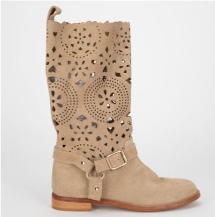 Kozaki ze skory Twinset 39