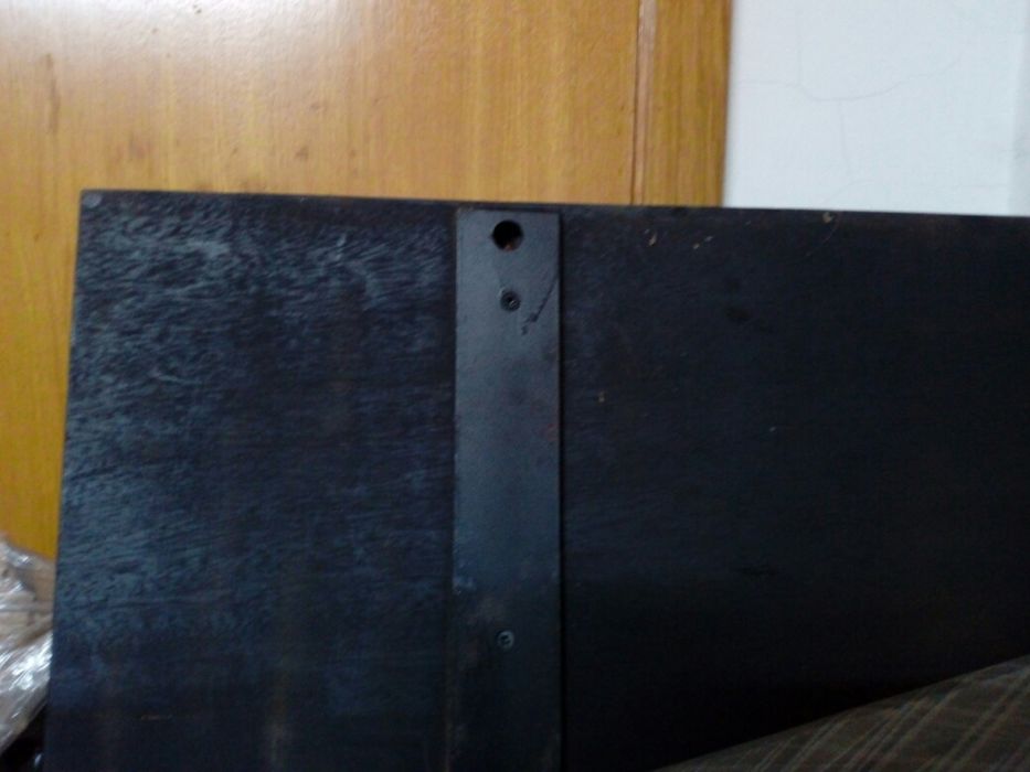 Quadro em madeira pau preto,  grande dimensão