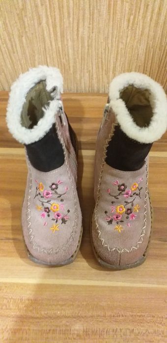 Замшевые сапожки