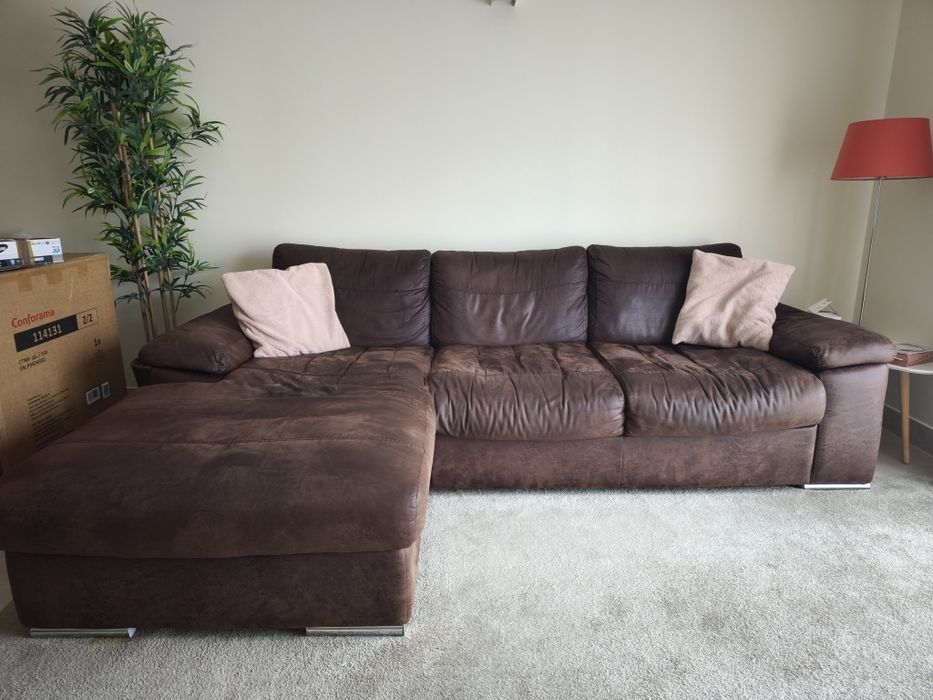 Sofá pele sintética